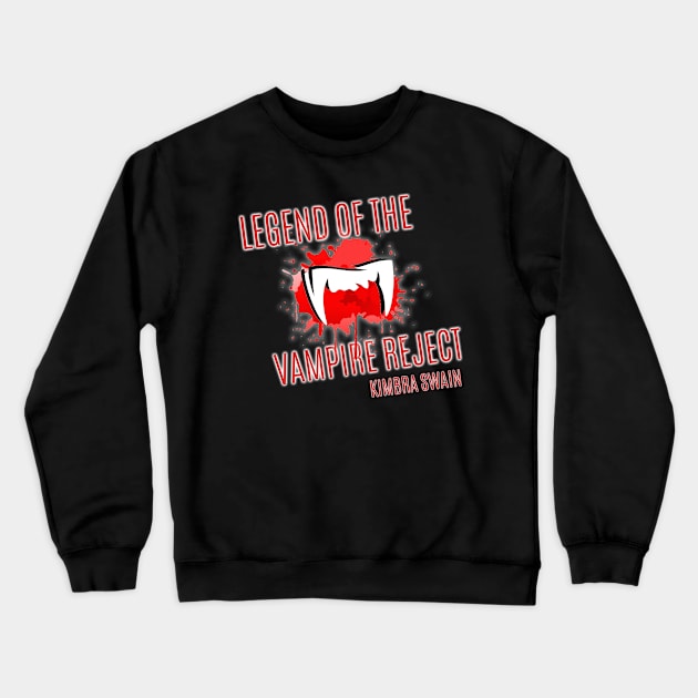 Legend of the Vampire Reject Logo Shirt Crewneck Sweatshirt by KimbraSwain